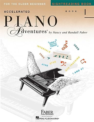Accelerated Piano Adventures: Sightreading - Book 1: Noten für Klavier: For the Older Beginner